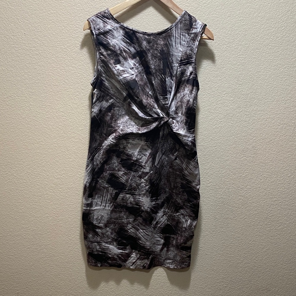 Simply Vera Vera Wang Black and Gray Mini Dress